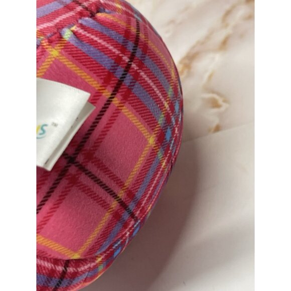 Hello Kitty Sanrio Pink Plaid Plush Kellytoy  Squishmallow Stuffed Animal Bow - Picture 4 of 7